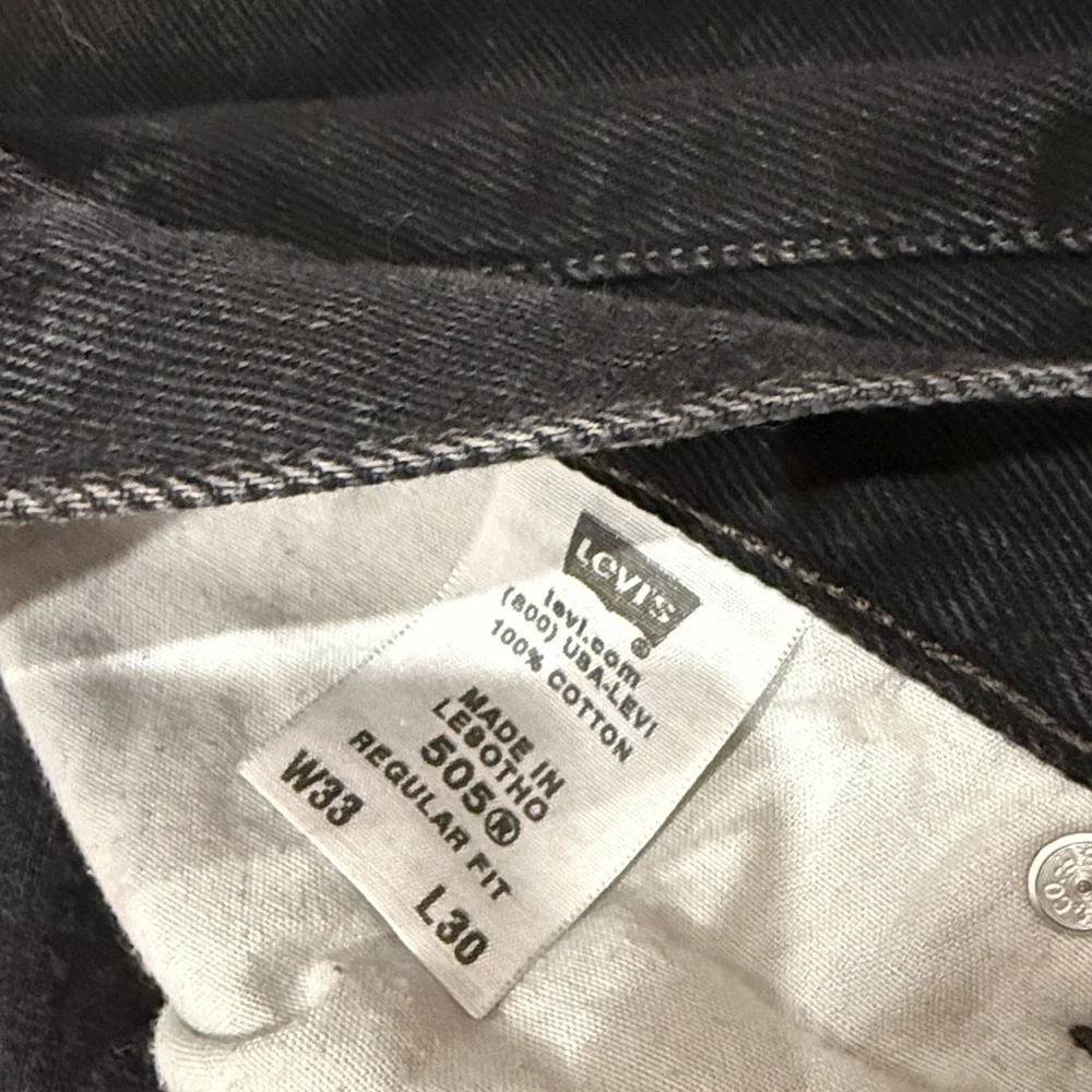 Levi’s 505 Black jeans 33x30